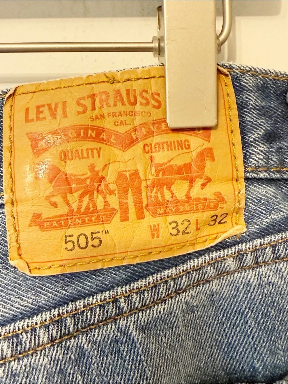 Levi’s | Men’s 505 100% Cotton Straight Leg Jeans Size 32x32